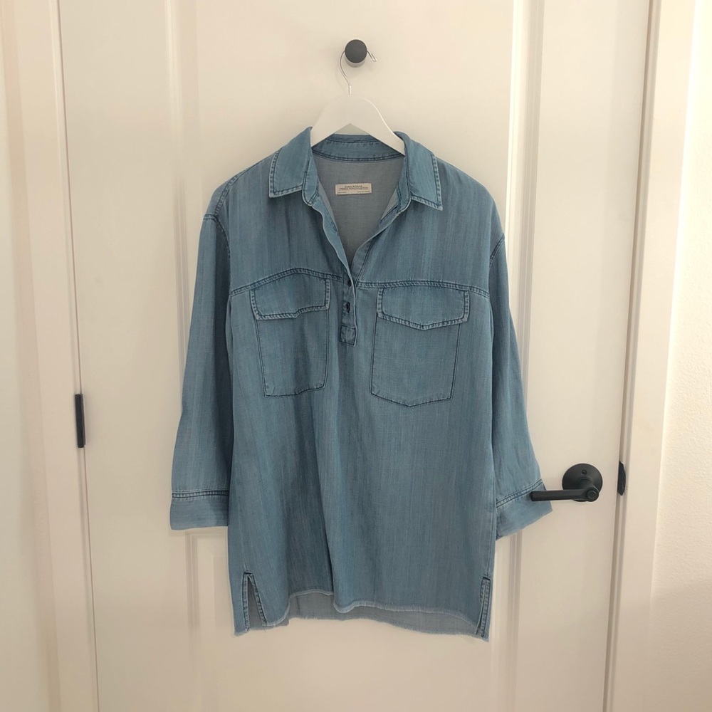 Zara Denim Shirt/Dress